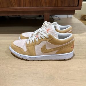 Nike Jordan 1 Low SE Twine Orange Quartz Corduroy